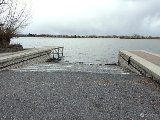 Nice wide Boat Launch