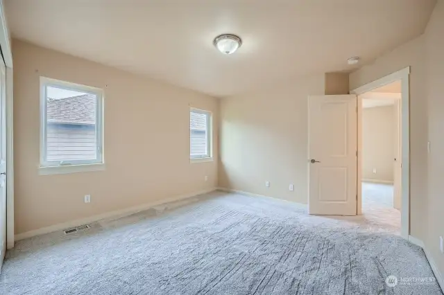 Large bedrooms on second level