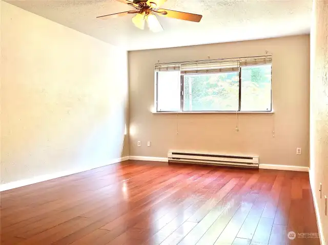 Another view of the primary bedroom.