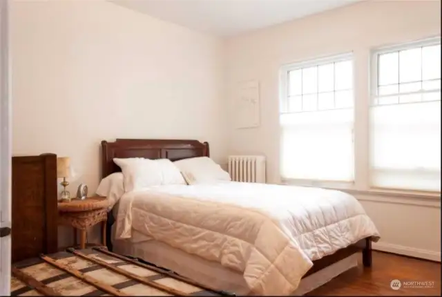 Bedroom with lots of light!  Apt. 6