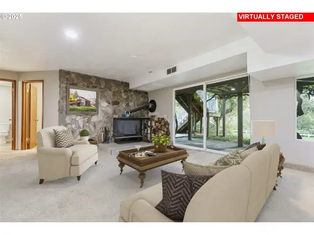 Lowr level living room
