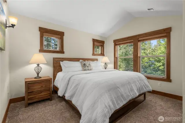 Large bedrooms with views from every room.