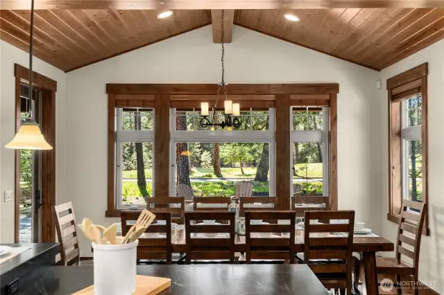 Dine with a view of Rope Rider Golf Course!
