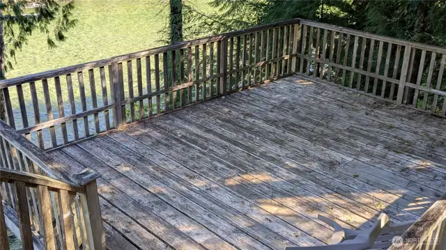 Large deck