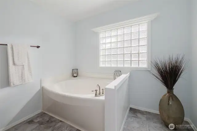 Large garden tub great