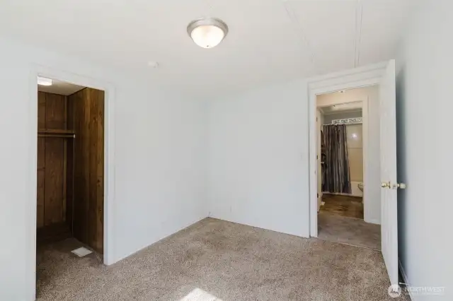 Third bedroom located on the back side of the house and has a walk in closet!