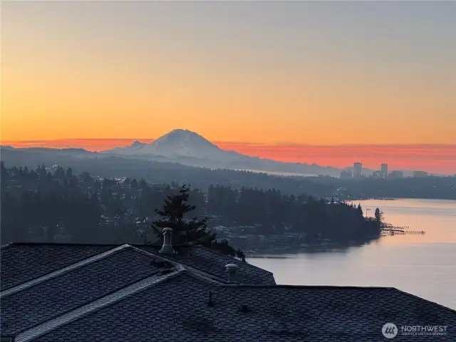 Wake up to this stunning view every morning out your window.  It never gets old!