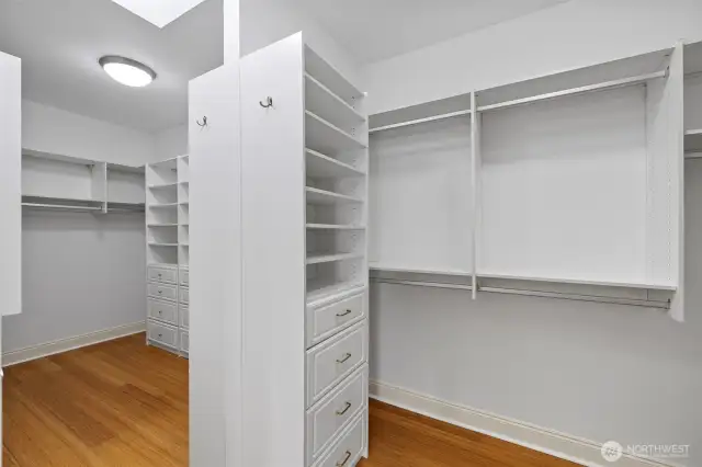 Large walk-in closet