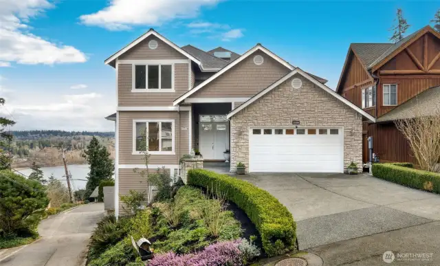 Street View of home with oversized 2 car garage