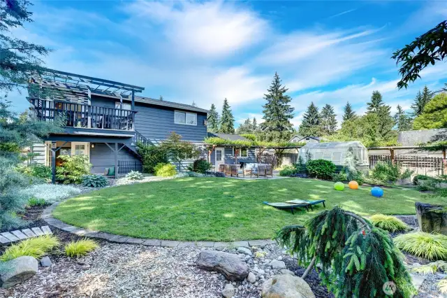 Looking back at this grand property