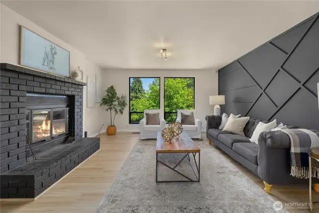 views out the front and privacy out the back.