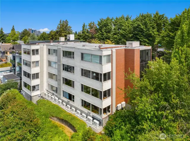 Walk from your building to the waterfront park
