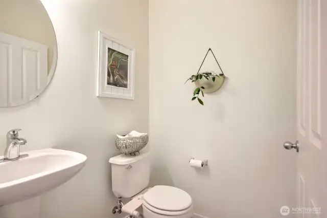 Powder bath on main floor