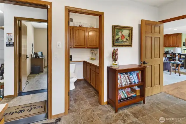 Main level laundry room