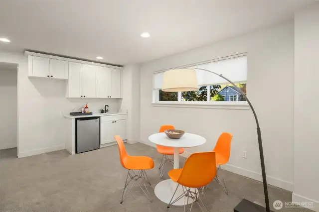 Lower/main level room, great space for a kitchenette and MIL