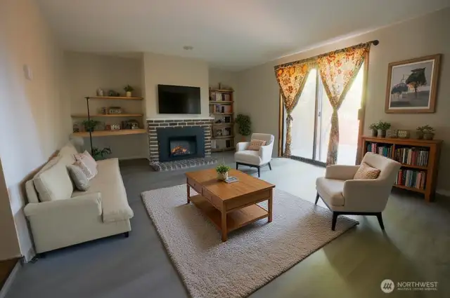 This room is virtually staged