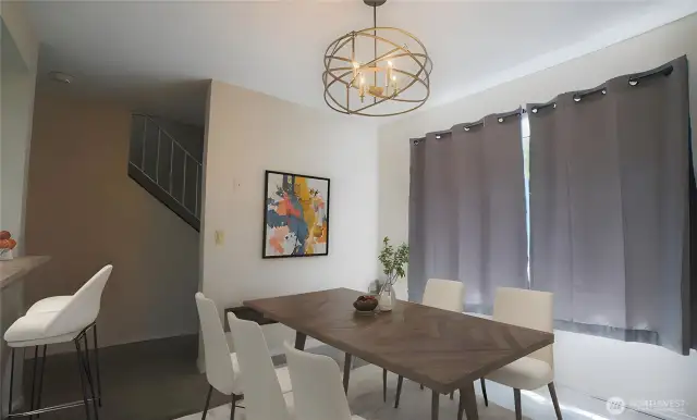 This room is virtually staged