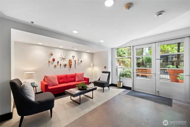 Second building lobby.