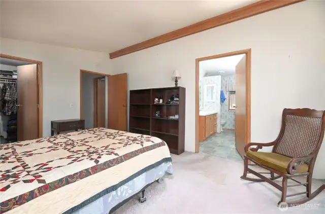 Primary Bedroom To Bathroom View