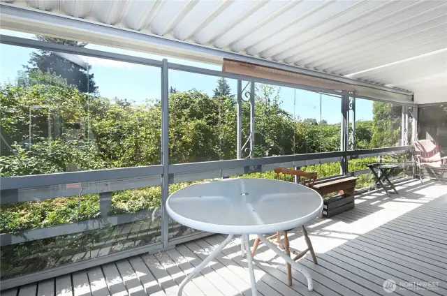 Huge Covered Closed In Back Porch