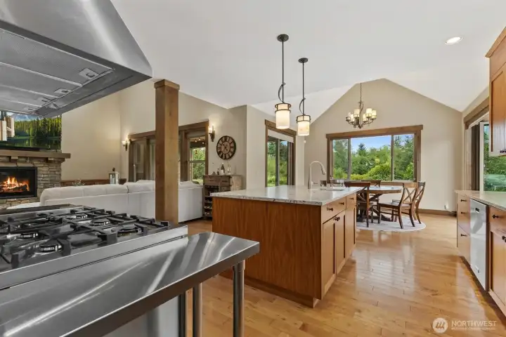 Oversized Windows Flooding the Home with Light