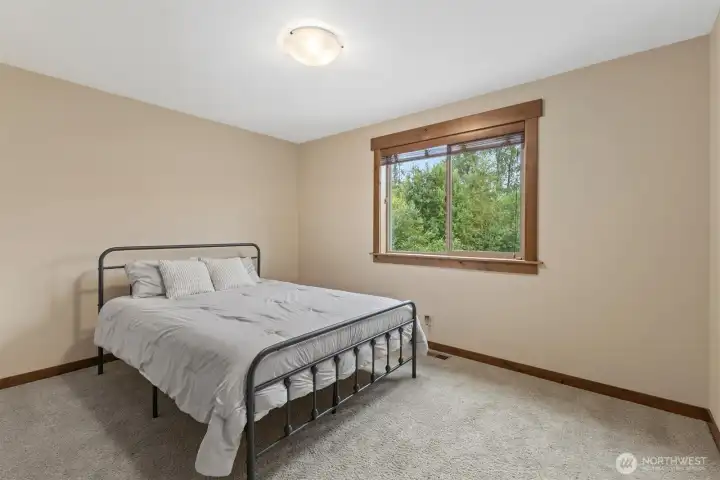 Upstairs Second Bedroom with Walk In Closet