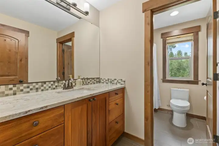 Full Bath on Second Floor