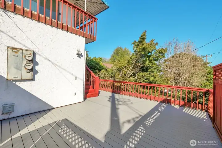 Newer Trex patio