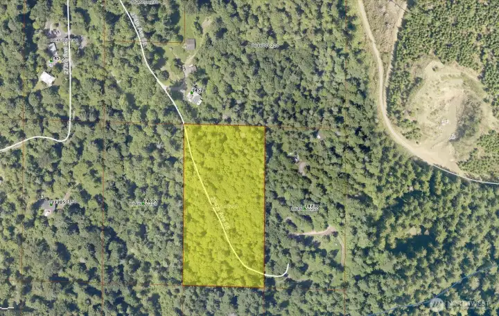 Aerial map from County records.