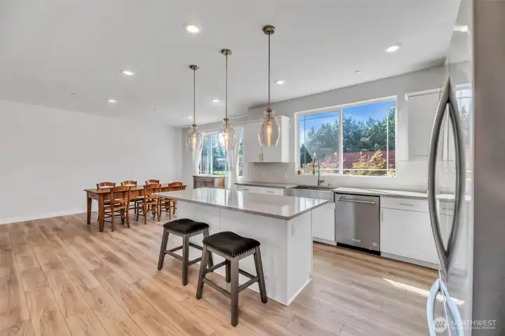 Kitchen as you enter form the stairs