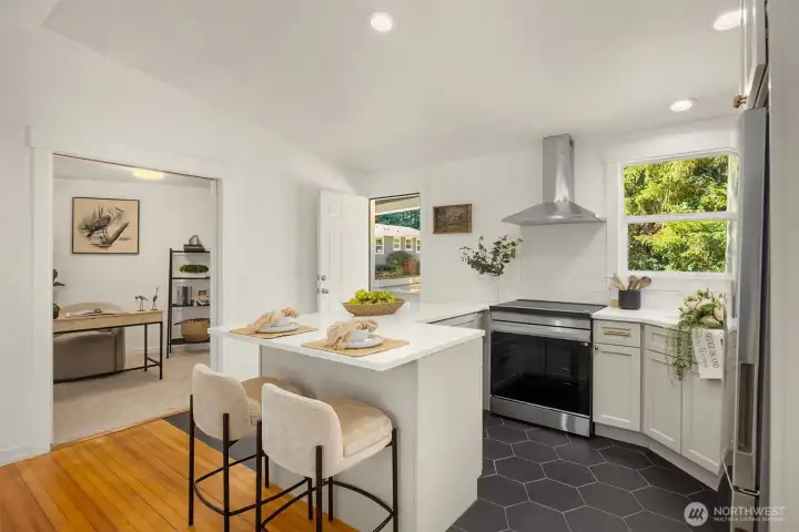 Lovely open concept space.