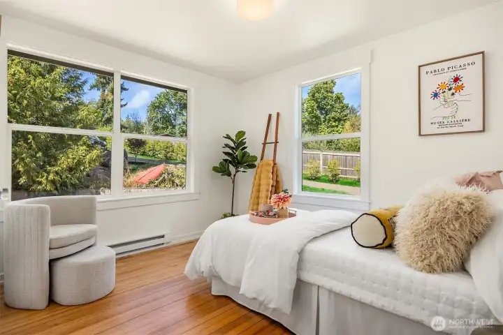 North-East facing bedroom