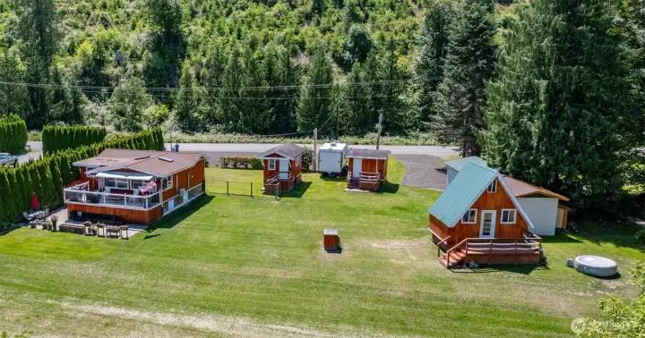 One-of-a-kind property on over half an acre.