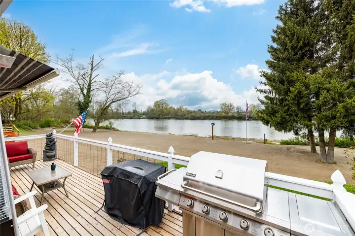 View from the deck of the main house. View from the deck of the main house.