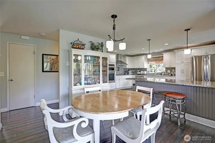 Spacious layout with seamless flow between kitchen and dining space.