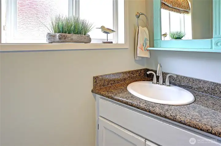 Main floor powder bath