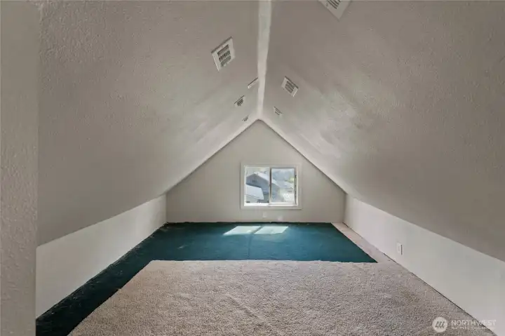 Simi-finished attic Simi-finished attic