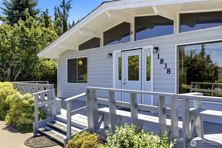 Front Entry and Deck