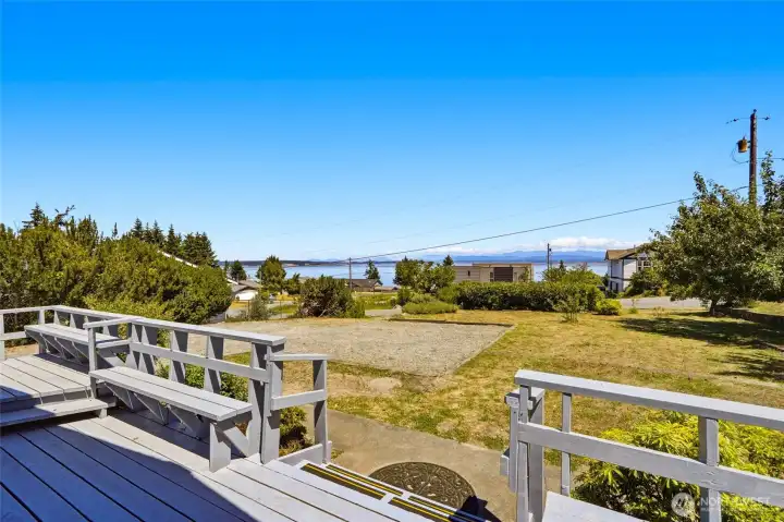 View of the sound from the deck