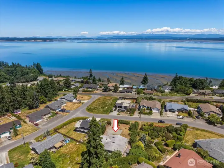 Aerial View - Water and Mountain Views