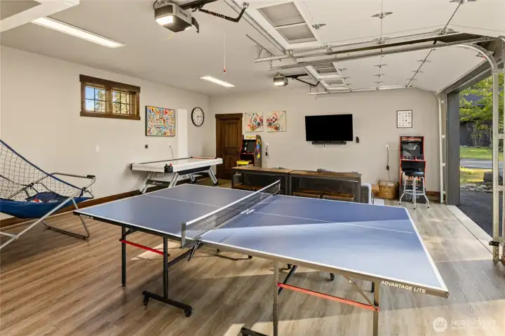 Two Car Garage Game Room