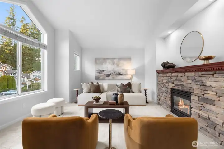 Light-filled living room