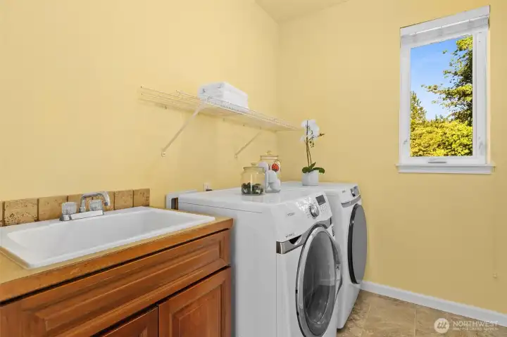 Laundry + utility room