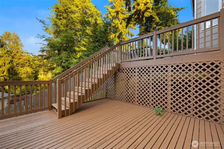 3 tiers of decking