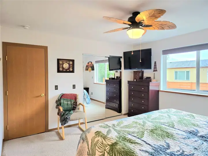 Primary Suite with huge walk in closet.