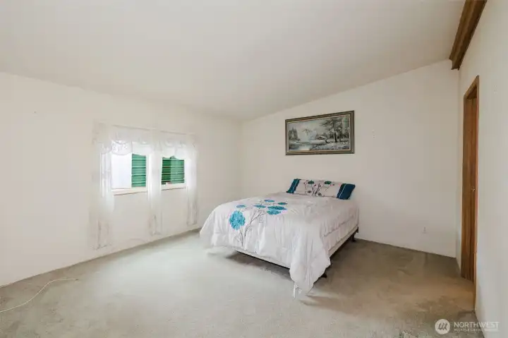 Primary bedroom. It's huge!