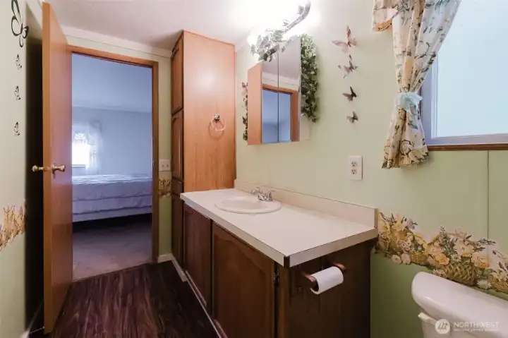 Another view, linen closet is in here too!