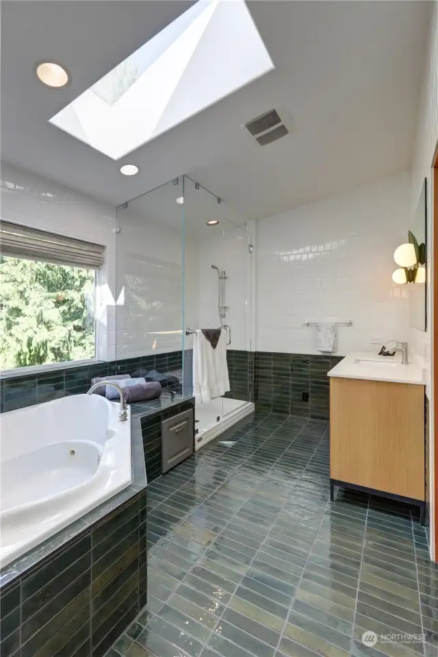 Master Bath with jetted tub