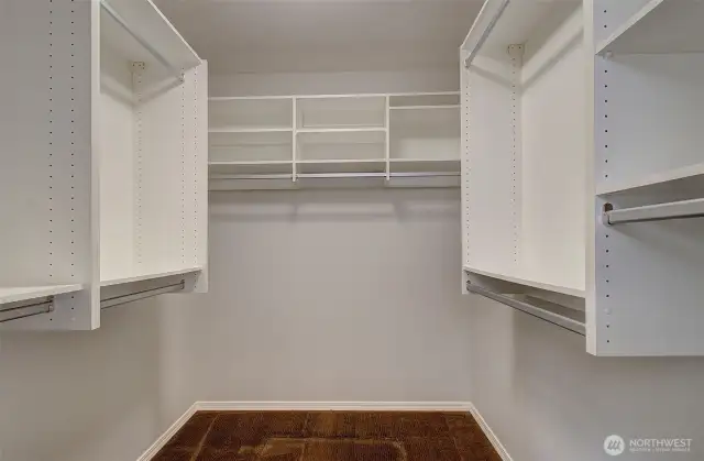 Primary Walk In Closet