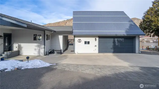 ADU with 2 car garage.
